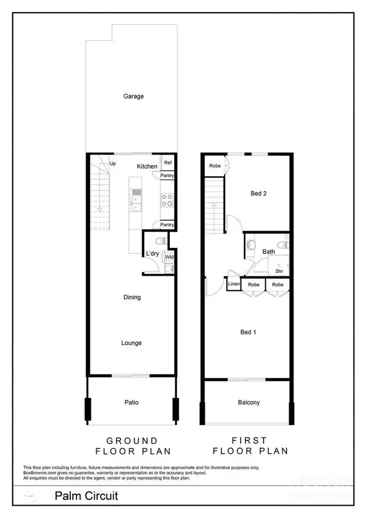 Floorplan of Homely townhouse listing, 38/70 Palm Circuit, Ross NT 873