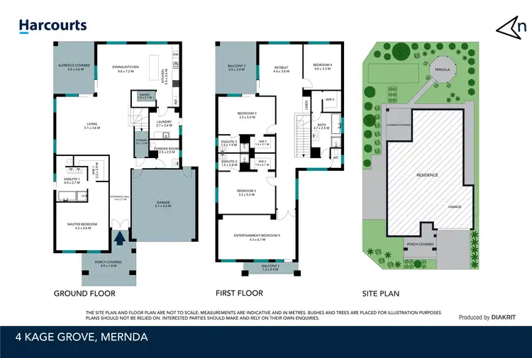 Floorplan of Homely house listing, 4 Kage Grove, Mernda VIC 3754