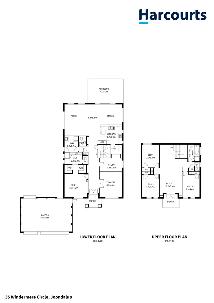Floorplan of Homely house listing, 35 Windermere Circle, Joondalup WA 6027