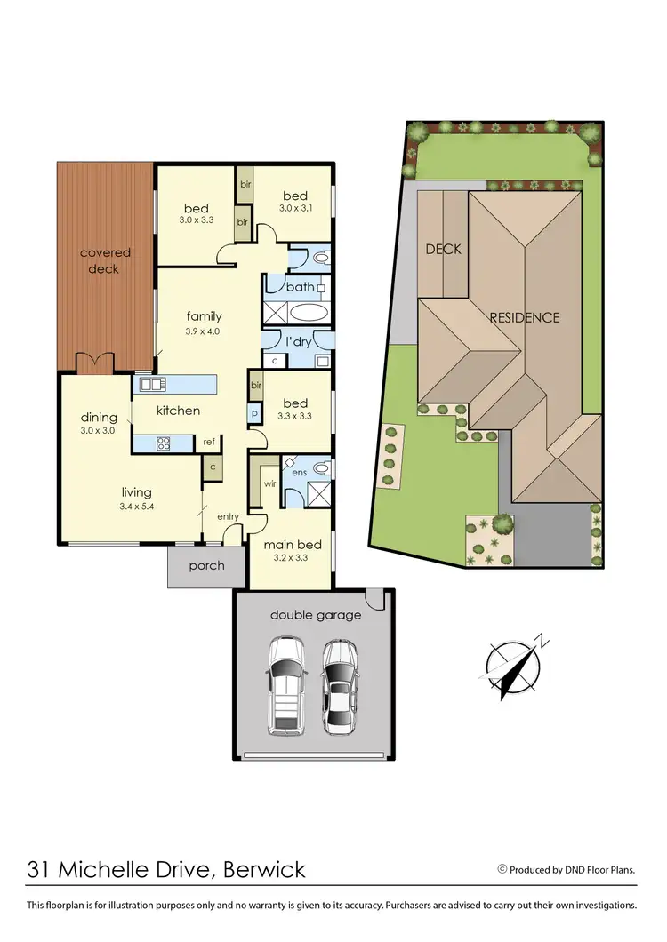 Floorplan of Homely house listing, 31 Michelle Drive, Berwick VIC 3806