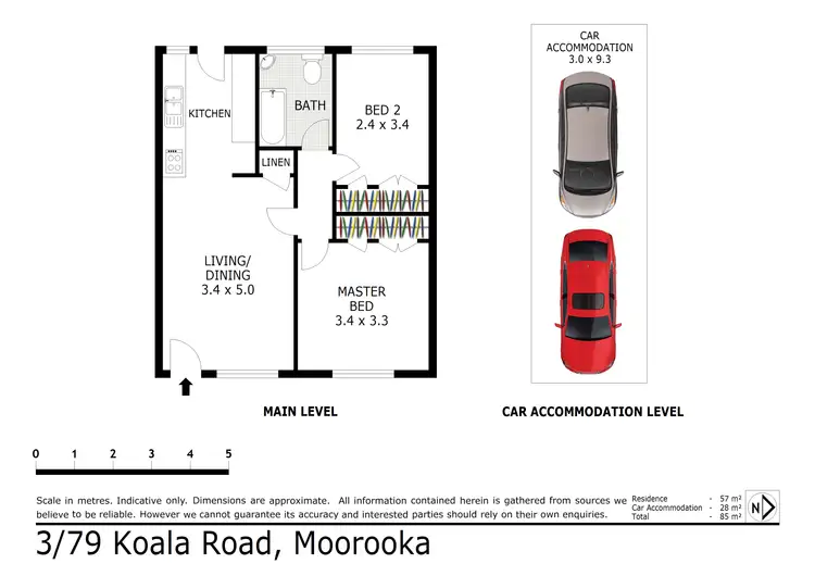 Floorplan of Homely unit listing, 3/79 Koala Road, Moorooka QLD 4105