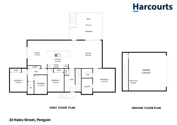 Floorplan of Homely house listing, 20 Hales Street, Penguin TAS 7316