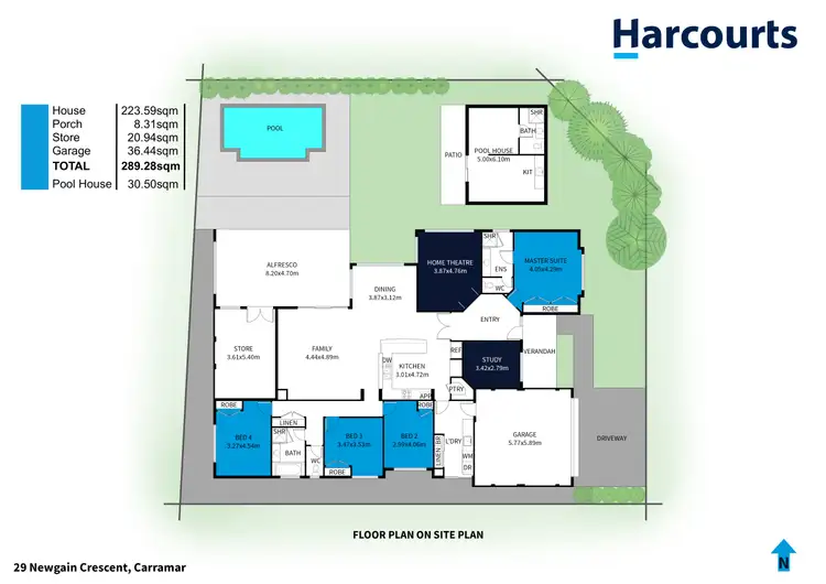 Floorplan of Homely house listing, 29 Newgain Crescent, Carramar WA 6031