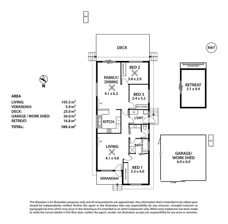Floorplan of Homely house listing, 21 Bungana Drive, Murray Bridge East SA 5253