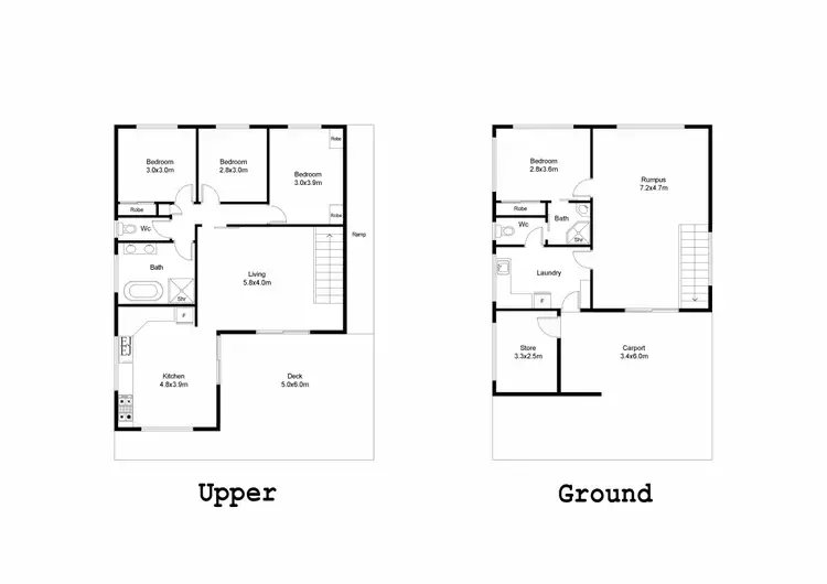 Floorplan of Homely house listing, 48 Bank Street, Jamieson VIC 3723
