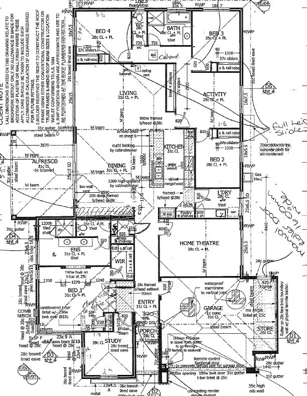 Floorplan of Homely house listing, 14 Burleigh Drive, Burns Beach WA 6028
