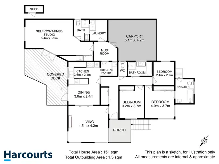 Floorplan of Homely house listing, 15 Golden Valley Road, Cygnet TAS 7112