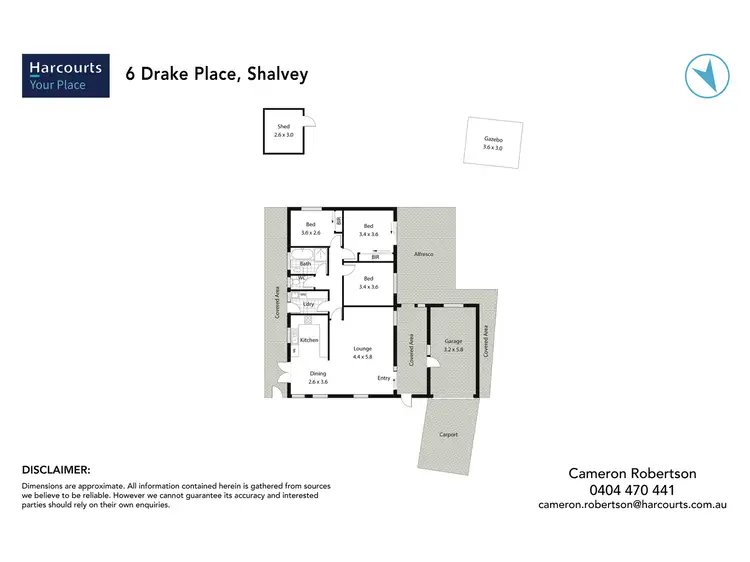 Floorplan of Homely house listing, 6 Drake Place, Shalvey NSW 2770