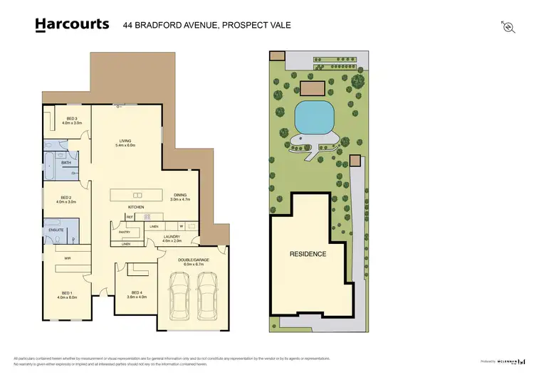 Floorplan of Homely house listing, 44 Bradford Avenue, Prospect Vale TAS 7250