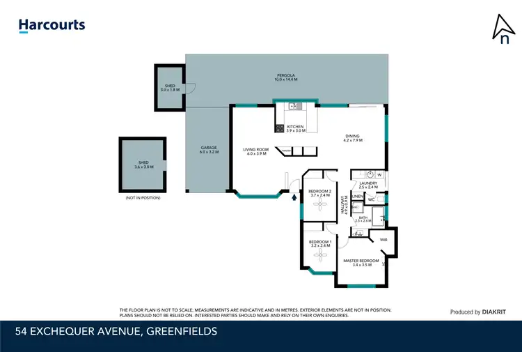 Floorplan of Homely house listing, 54 Exchequer Avenue, Greenfields WA 6210