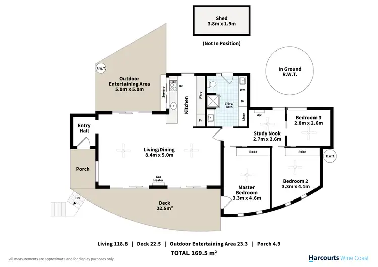 Floorplan of Homely house listing, 1 Hakea Walk, Aldinga SA 5173