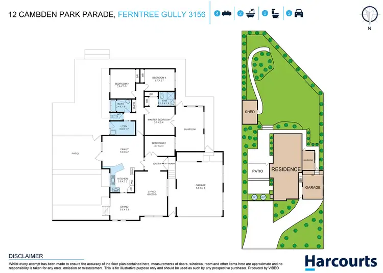 Floorplan of Homely house listing, 12 Cambden Park Parade, Ferntree Gully VIC 3156