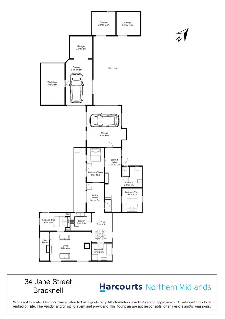 Floorplan of Homely house listing, 34 Jane Street, Bracknell TAS 7302