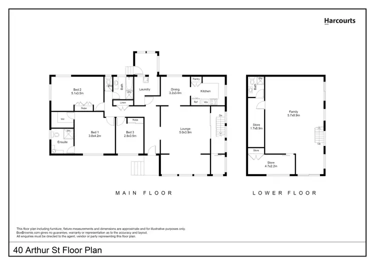 Floorplan of Homely house listing, 40 Arthur St, Beaudesert QLD 4285