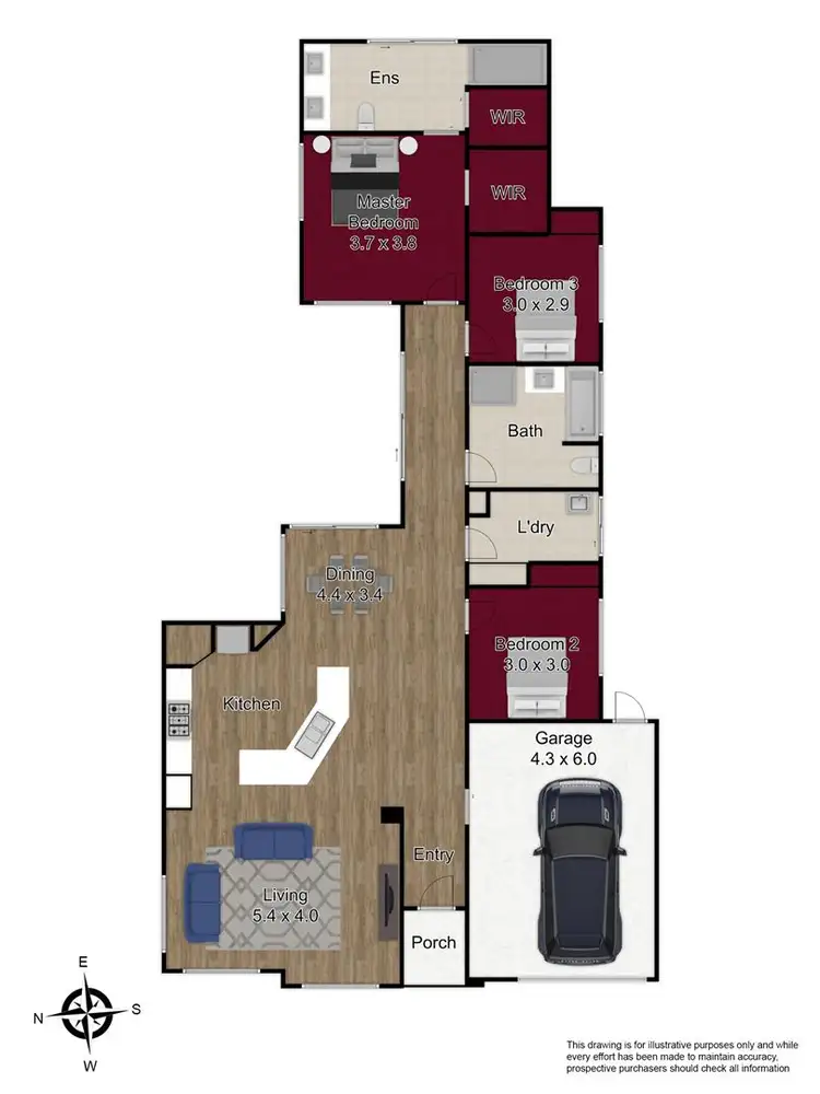 Floorplan of Homely house listing, 72 Moondarra Drive, Berwick VIC 3806