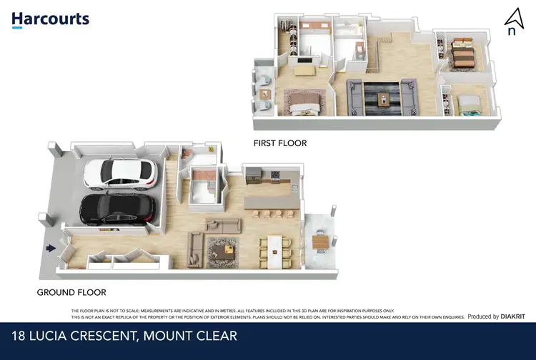 Floorplan of Homely house listing, 18 Lucia Crescent, Mount Clear VIC 3350