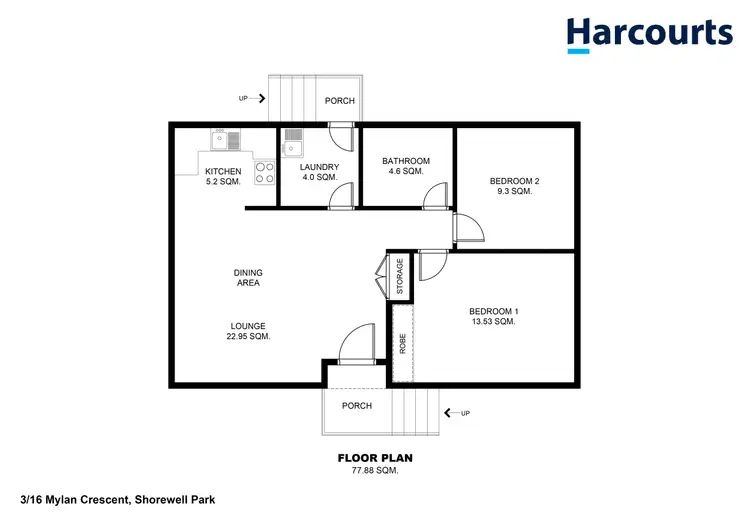 Floorplan of Homely house listing, 3/16 Mylan Crescent, Shorewell Park TAS 7320