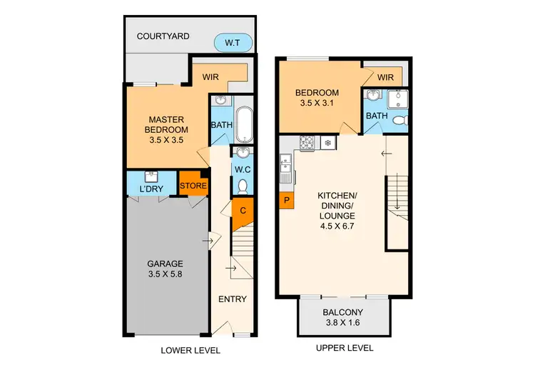Floorplan of Homely unit listing, 4/3 Narcissus Avenue, Boronia VIC 3155