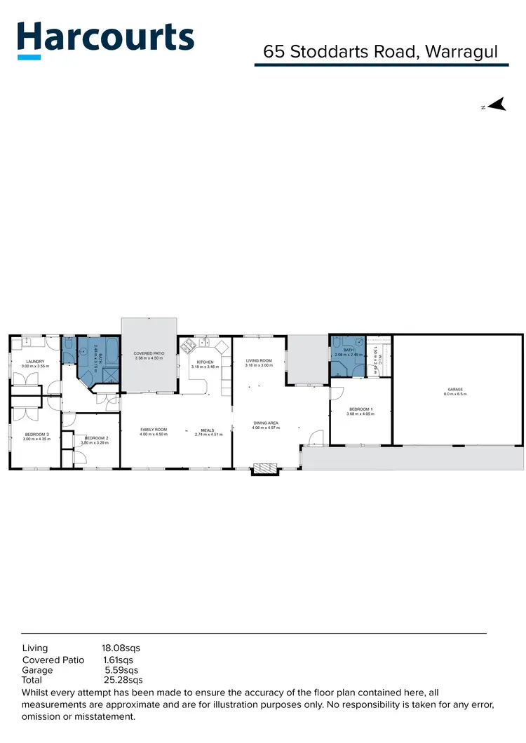 Floorplan of Homely house listing, 65 Stoddarts Road, Warragul VIC 3820