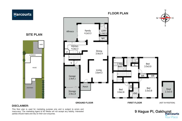 Floorplan of Homely house listing, 9 Hague Place, Oakhurst NSW 2761
