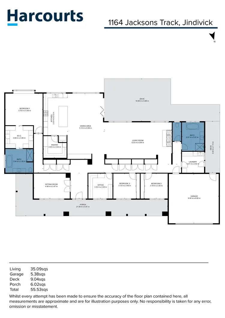 Floorplan of Homely house listing, 1164 Jacksons Track, Jindivick VIC 3818