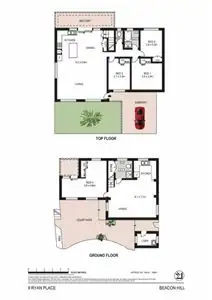 Floorplan of Homely house listing, 9 Ryan Place, Beacon Hill NSW