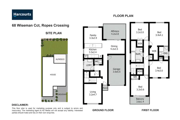 Floorplan of Homely house listing, 68 Wiseman Circuit, Ropes Crossing NSW 2760