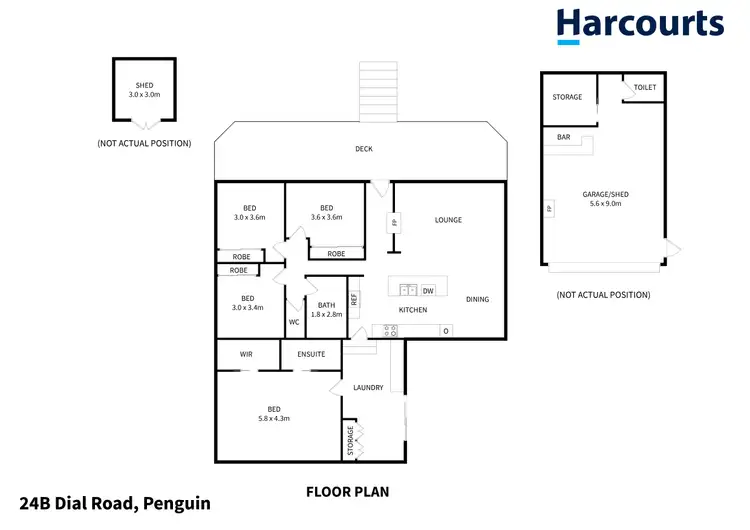 Floorplan of Homely house listing, 24B Dial Road, Penguin TAS 7316
