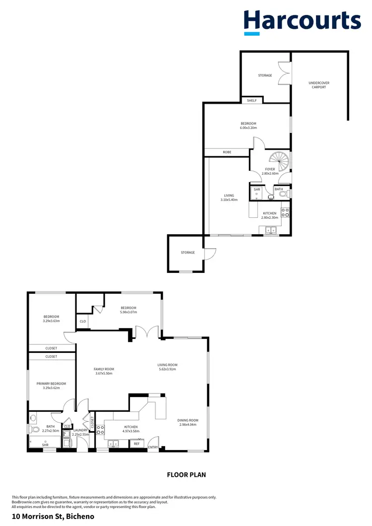 Floorplan of Homely house listing, 10 Morrison Street, Bicheno TAS 7215