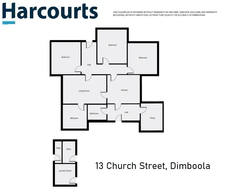 Floorplan of Homely house listing, 13 Church, Dimboola VIC 3414