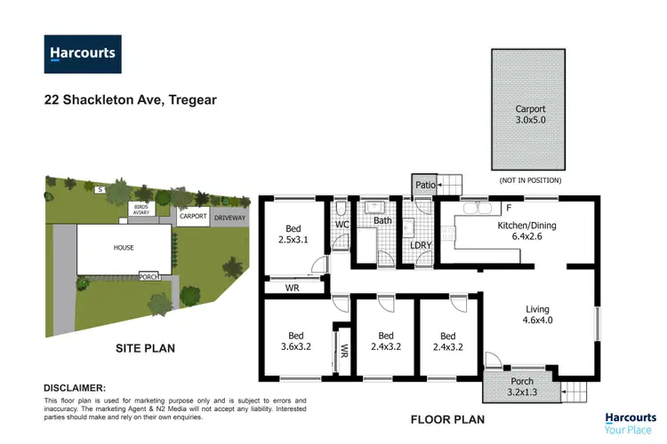 Floorplan of Homely house listing, 22 Shackleton Avenue, Tregear NSW 2770
