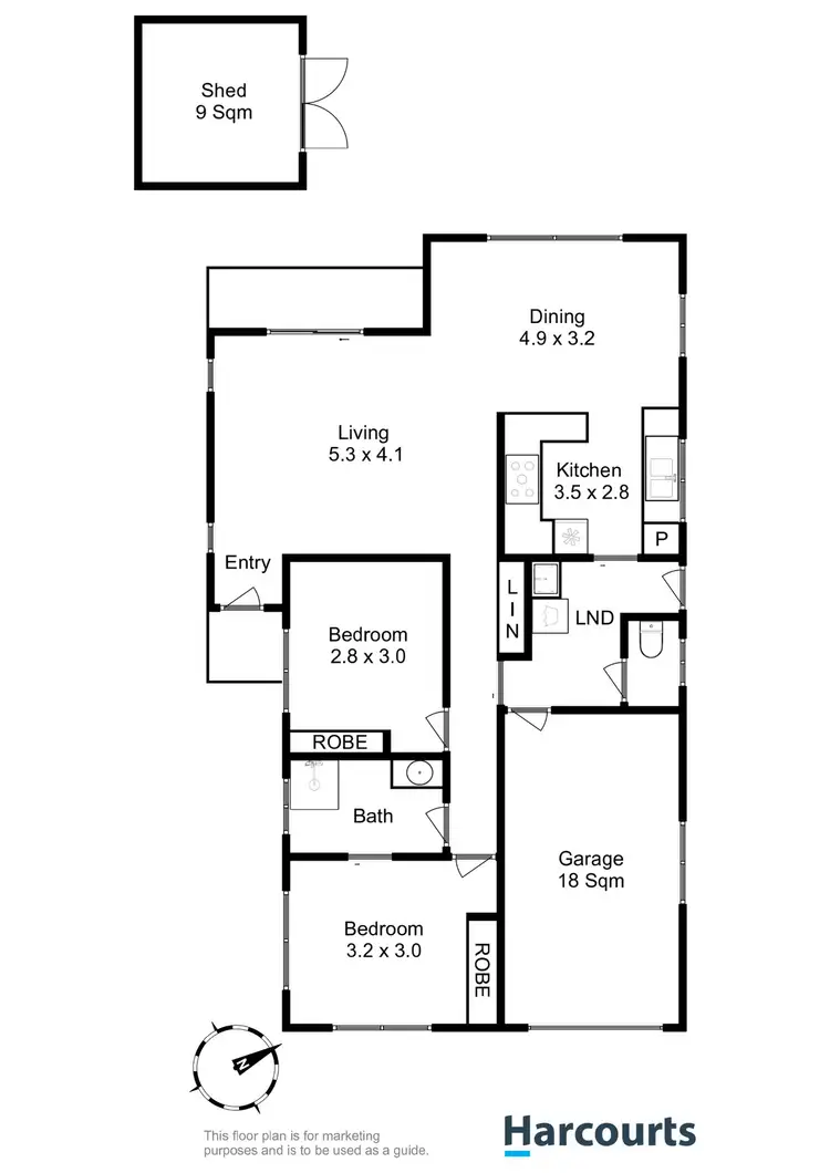 Floorplan of Homely house listing, 11 Parsonage Place, Rokeby TAS 7019