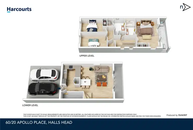 Floorplan of Homely apartment listing, 60/20 Apollo Place, Halls Head WA 6210