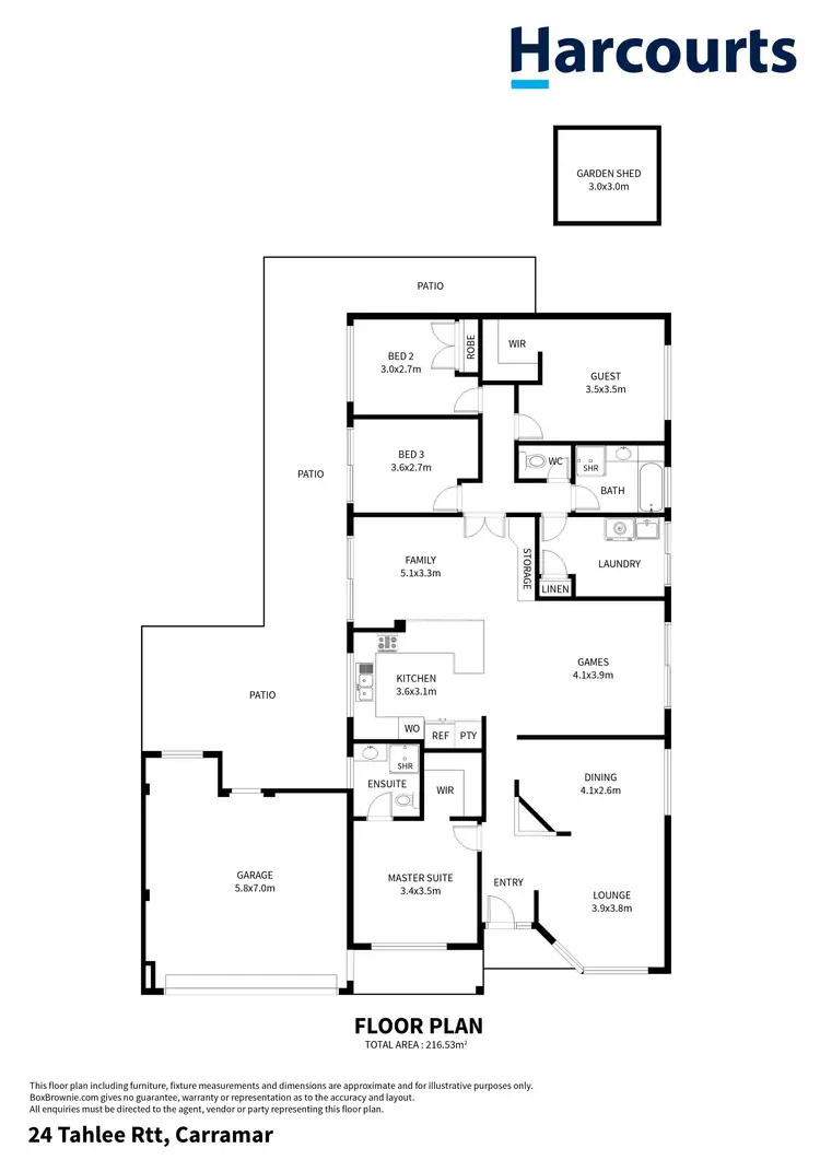 Floorplan of Homely house listing, 24 Tahlee Retreat, Carramar WA 6031