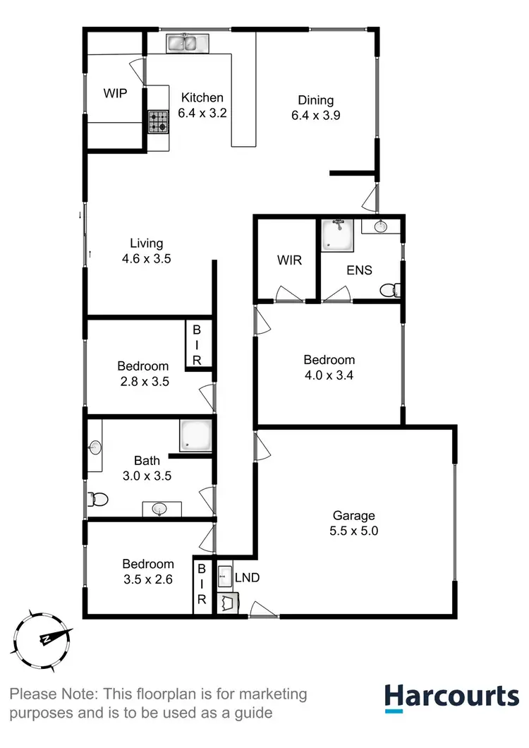 Floorplan of Homely house listing, 1 Leila Street, New Norfolk TAS 7140