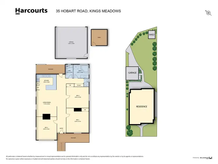 Floorplan of Homely house listing, 35 Hobart Road, Kings Meadows TAS 7249