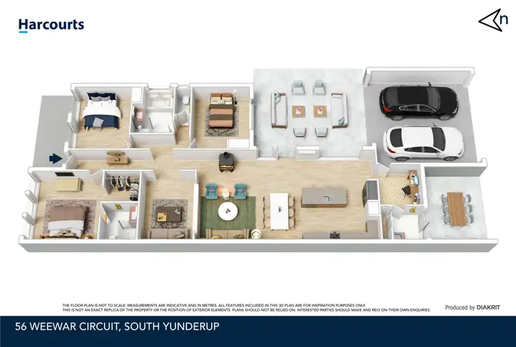 Floorplan of Homely house listing, 56 Weewar Circuit, South Yunderup WA 6208