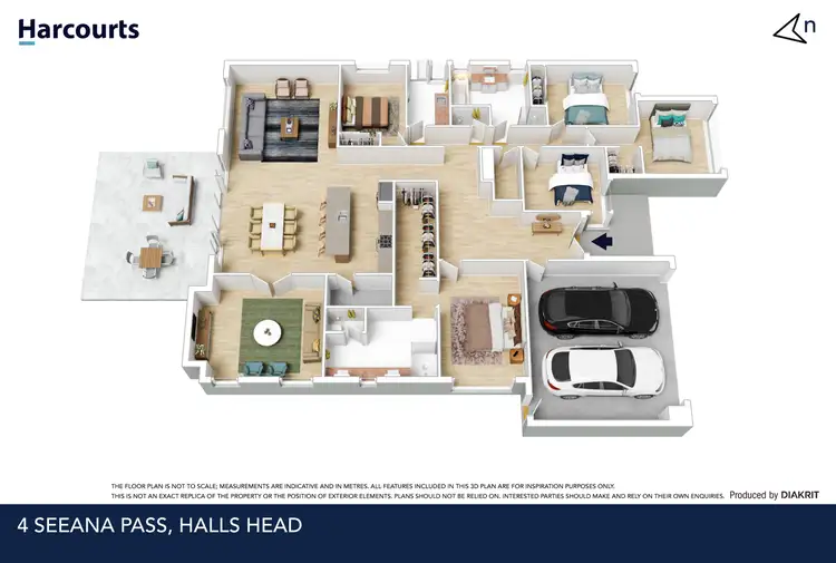 Floorplan of Homely house listing, 4 Seeana Pass, Halls Head WA 6210