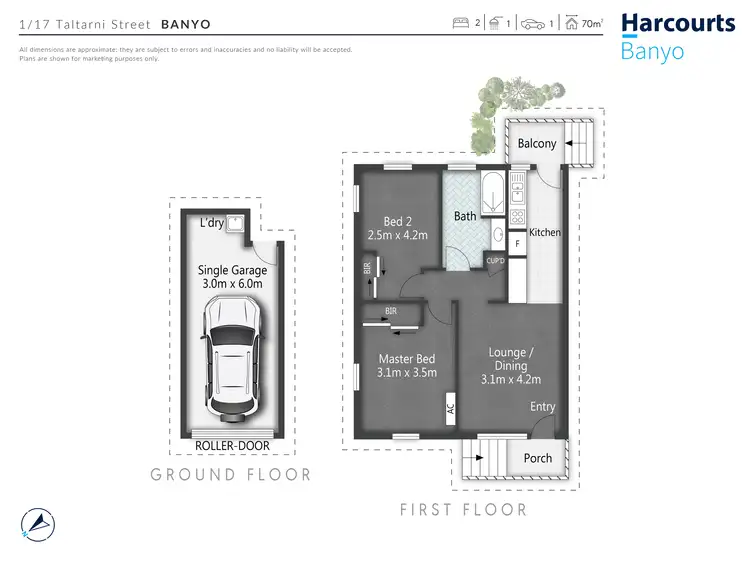 Floorplan of Homely unit listing, 1/17 Taltarni Street, Banyo QLD 4014
