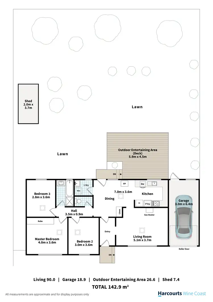 Floorplan of Homely house listing, 19 Domain Street, Moana SA 5169