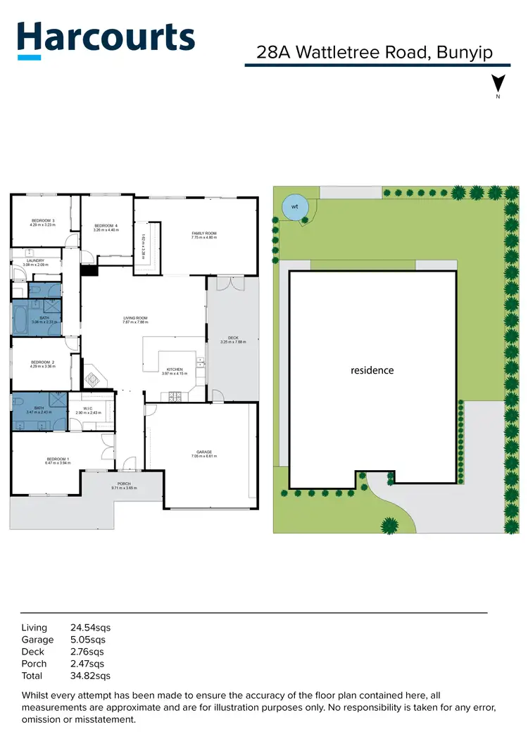 Floorplan of Homely house listing, 28A Wattletree Road, Bunyip VIC 3815