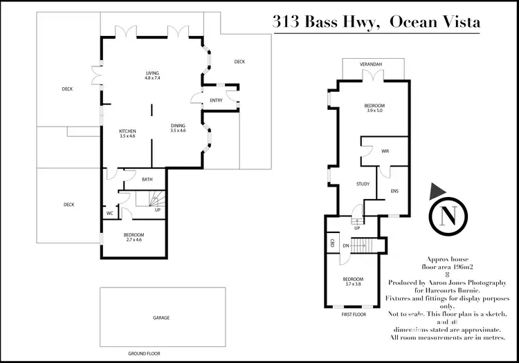 Floorplan of Homely house listing, 313 Bass Highway, Ocean Vista TAS 7320