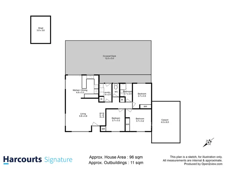 Floorplan of Homely house listing, 26 Moomere Street, Carlton TAS 7173