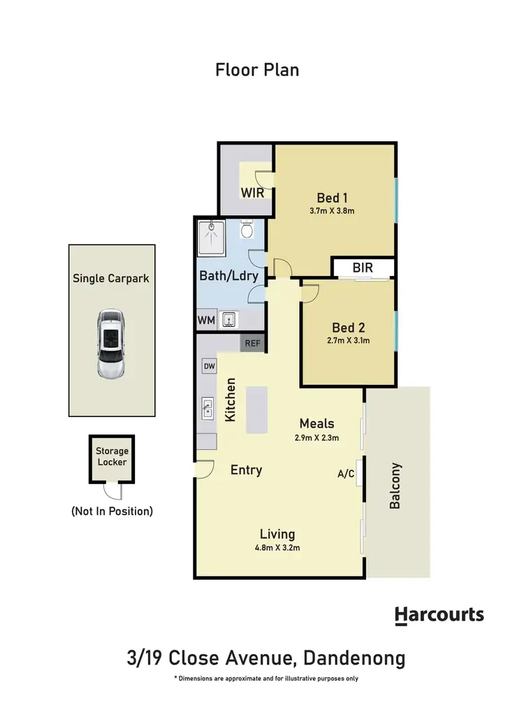 Floorplan of Homely apartment listing, 3/19 Close Avenue, Dandenong VIC 3175