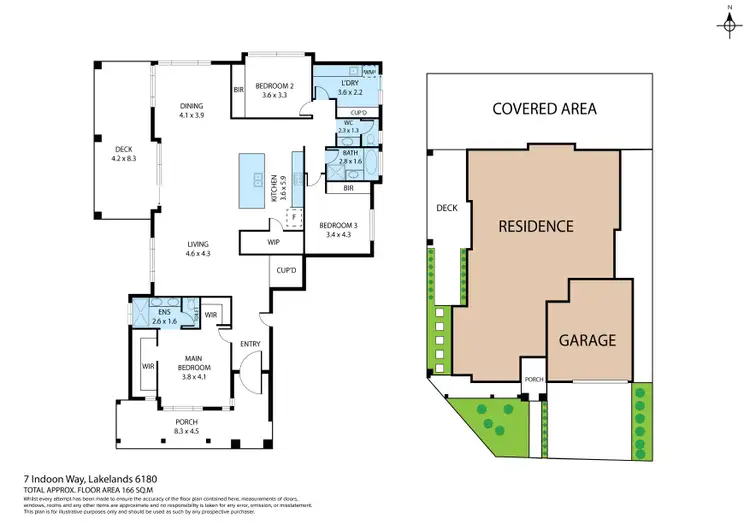 Floorplan of Homely house listing, 7 Indoon Way, Lakelands WA 6180