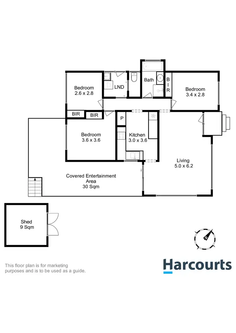 Floorplan of Homely house listing, 11 Bland Street, Rokeby TAS 7019