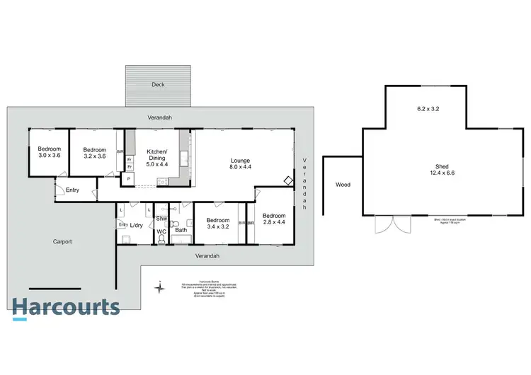 Floorplan of Homely house listing, 15 Baulds Hill Road, Oldina TAS 7325