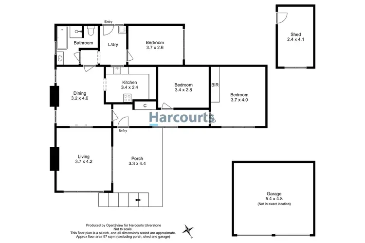 Floorplan of Homely house listing, 40 Old Surrey Road, Emu Heights TAS 7320
