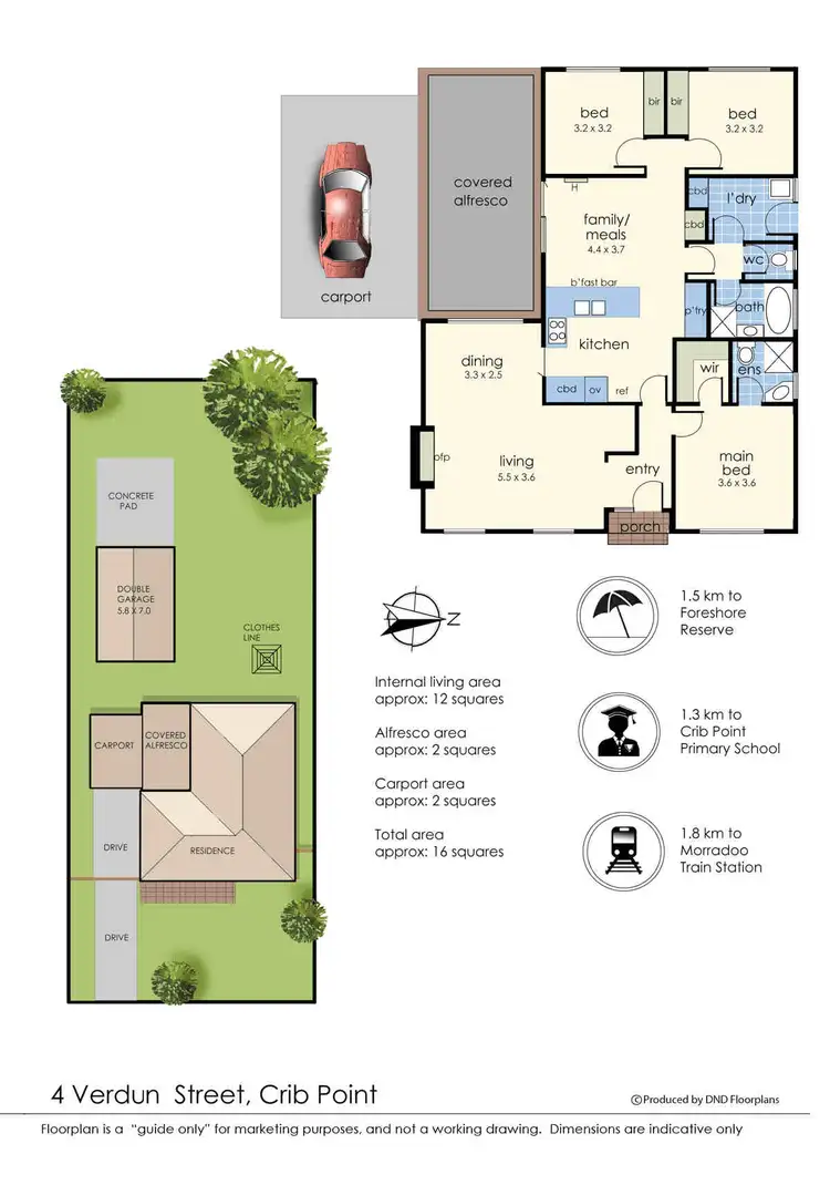 Floorplan of Homely house listing, 4 Verdun Street, Crib Point VIC 3919