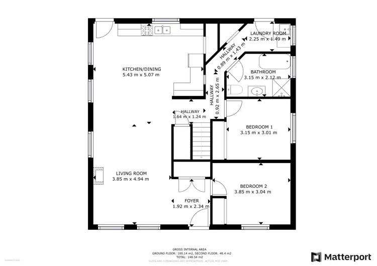 Floorplan of Homely rural property listing, 277 Ansons Bay Road, St Helens TAS 7216